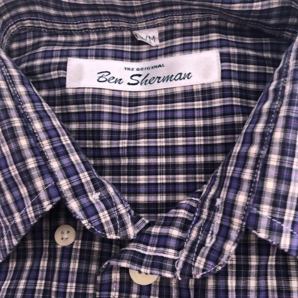 Ben Sherman Vintage Long Sleeve Plaid Shirt - Picture 4 of 7